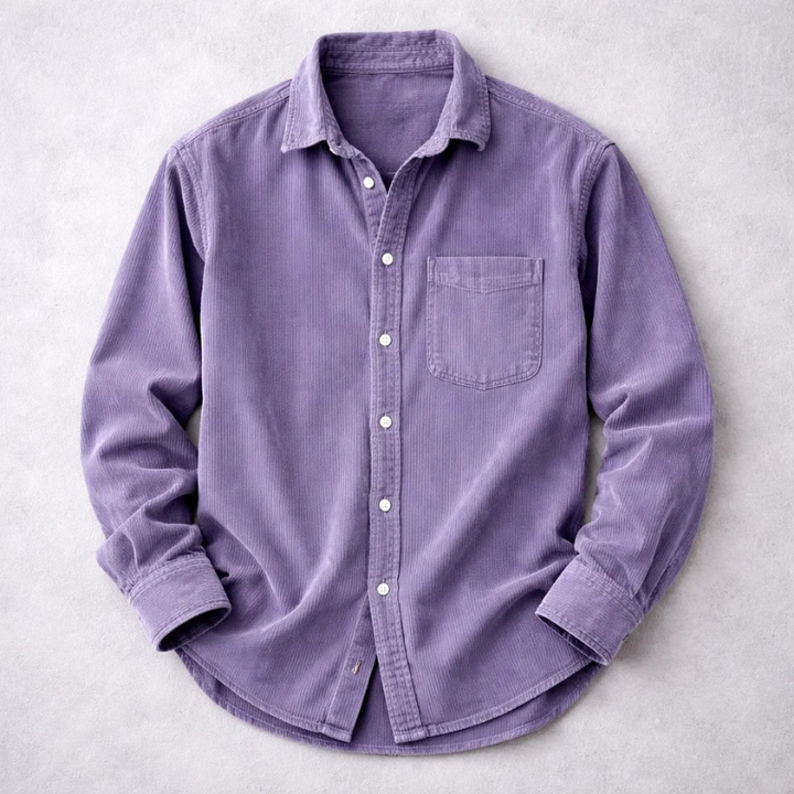 Hendrix - Camicia a bottoni in velluto a coste