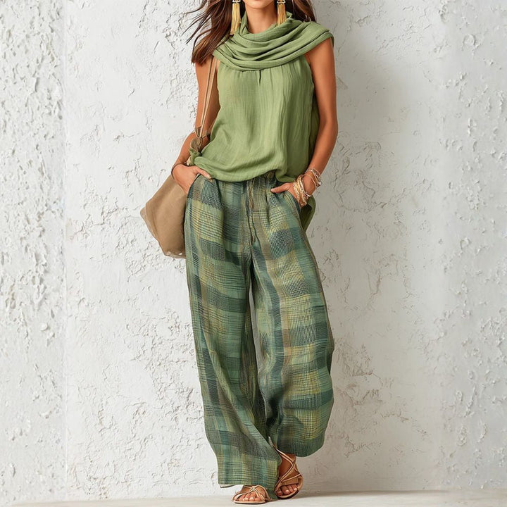 Bernice - Completo due pezzi con pantaloni dalla vestibilità rilassata