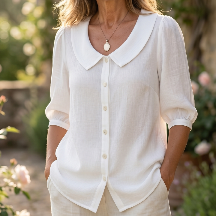 Phaelyn - Blusa leggera a girocollo