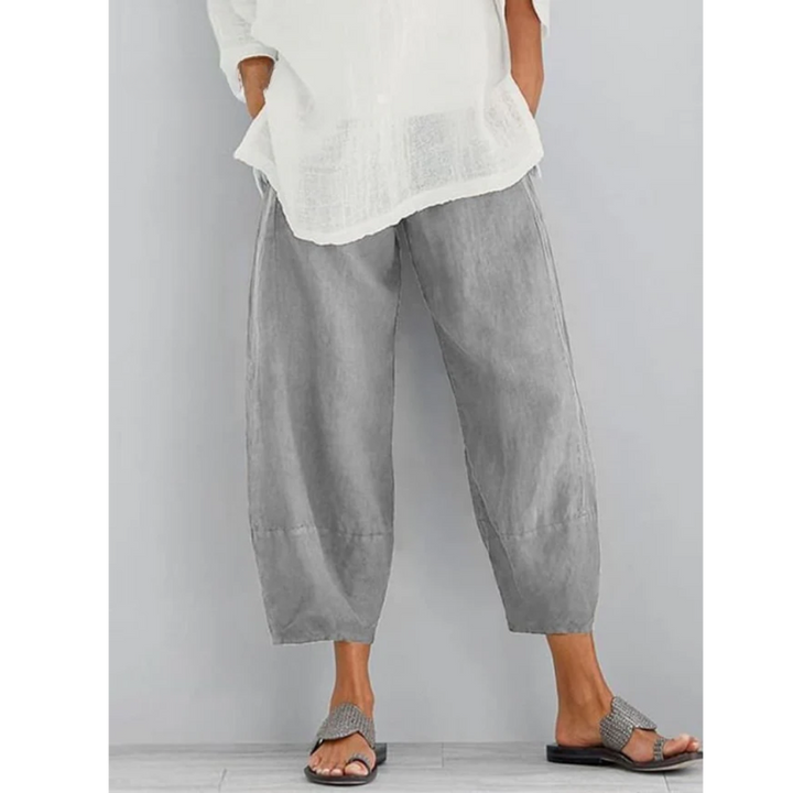 Perla - Pantaloni in lino leggeri