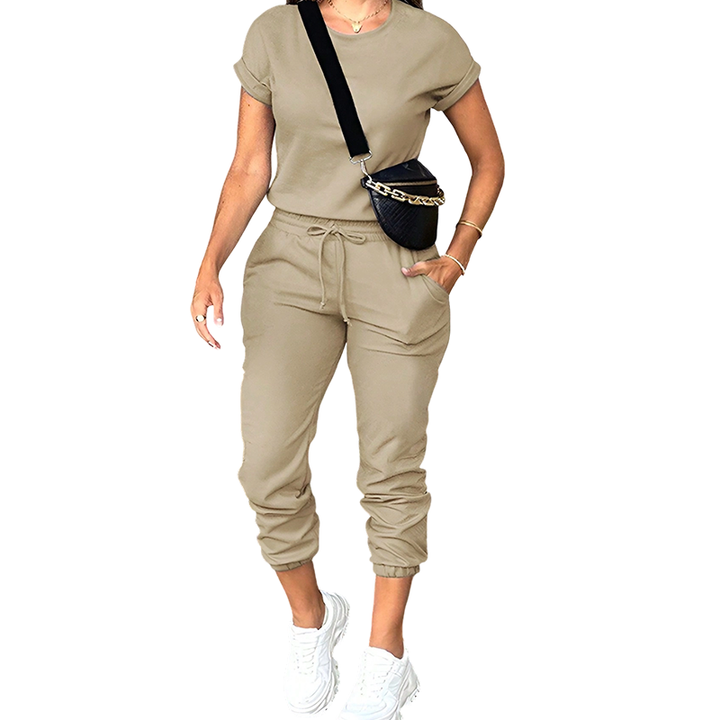 Tovelle - Coordinato con top casual e pantaloni jogger