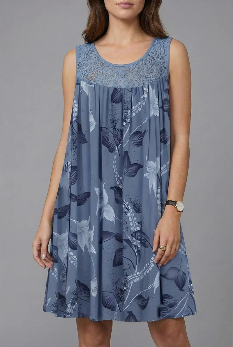 Ariadne - Abito elegante a stampa floreale