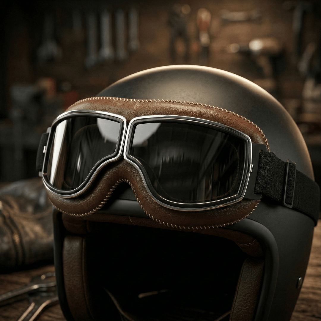 Alaric - Occhiali da moto vintage