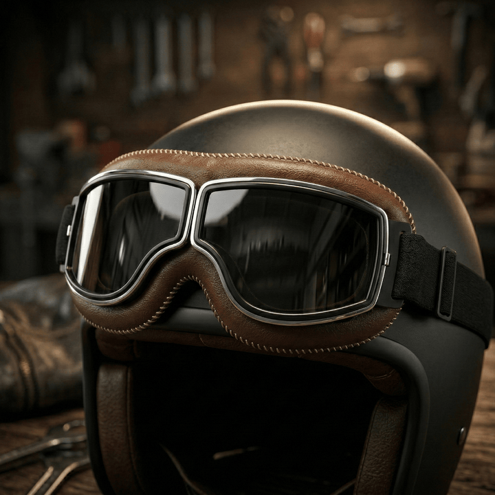 Alaric - Occhiali da moto vintage