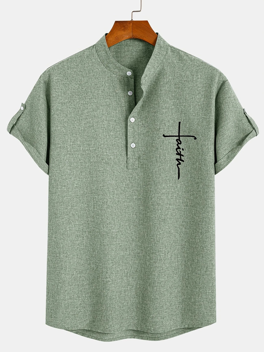 Harlan - Camicia testurizzata a collo alto