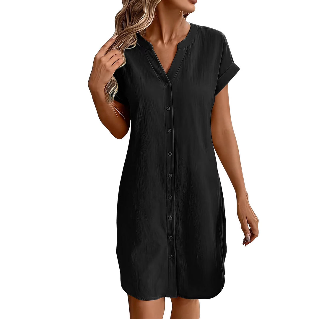 Ainslea - Abito camicia mini testurizzato