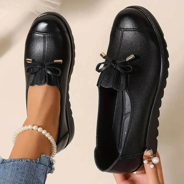 Kyla - Mocassini con suola platform imbottita