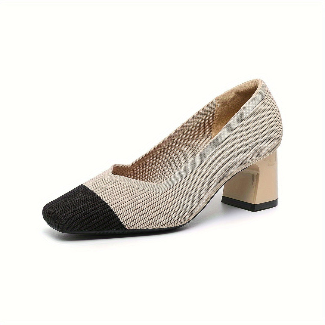 Hetty - Scarpe da ballo con tacco quadrato