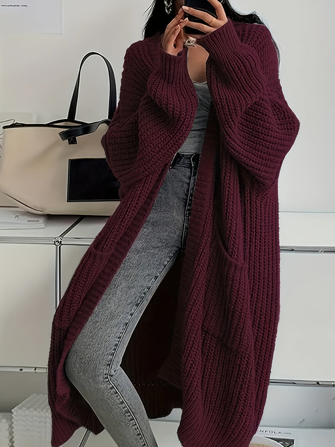 Rosalienne - Cardigan lungo dal tocco morbido