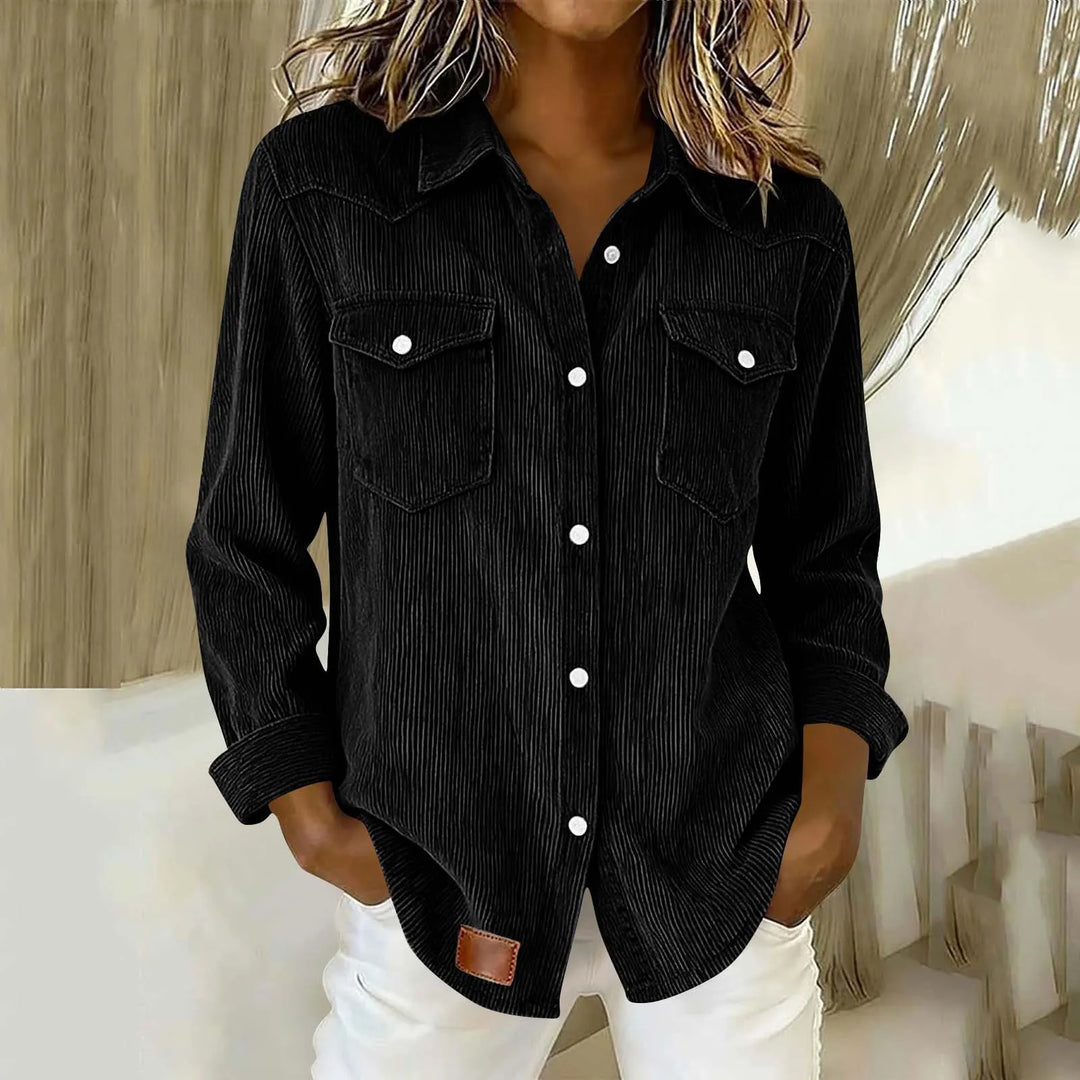 Loredana - Camicia a bottoni morbida al tatto