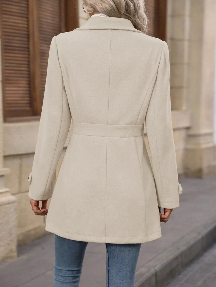 Bellona - Cappotto da città con cintura su misura