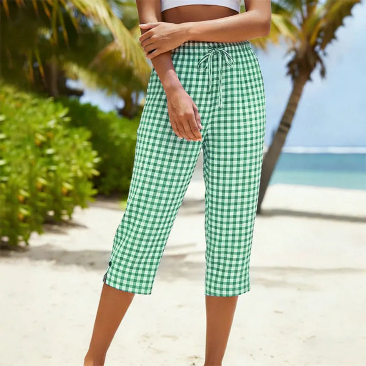 Eliska - Shorts casual a quadri