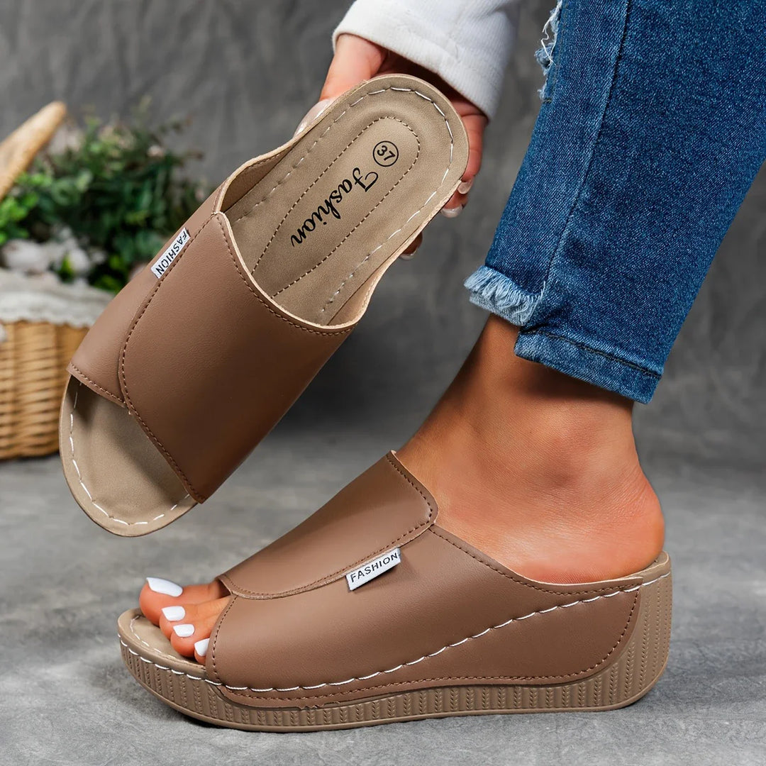 Verena - Sandali a infilare con plateau