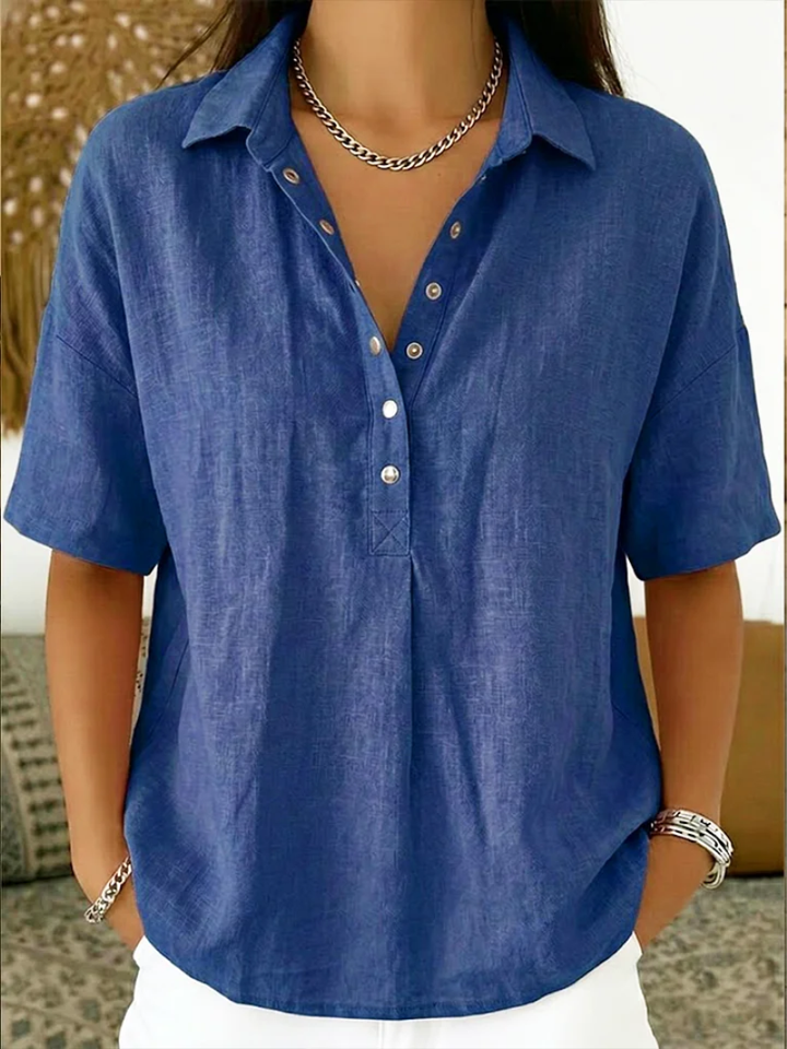 Eulalia - Blusa con collo morbido al tatto