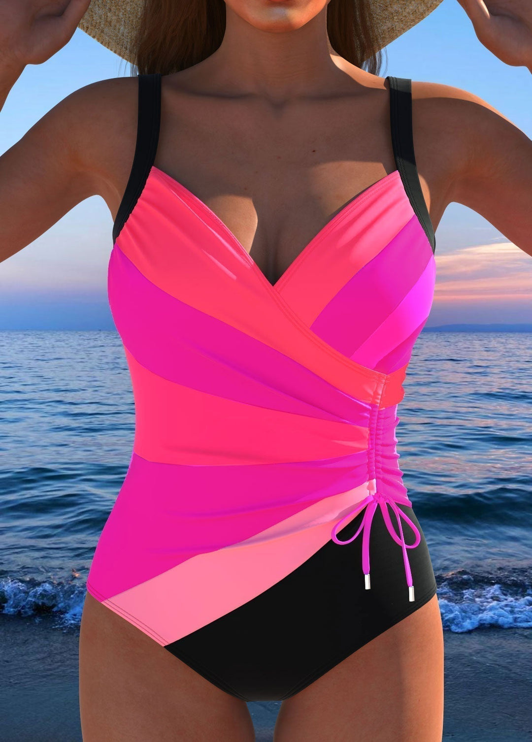 Xavessia - Costume intero drappeggiato