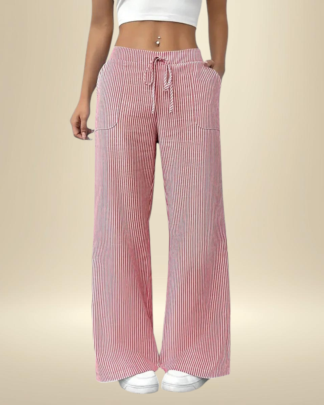 Mirayne - Pantaloni palazzo fluidi