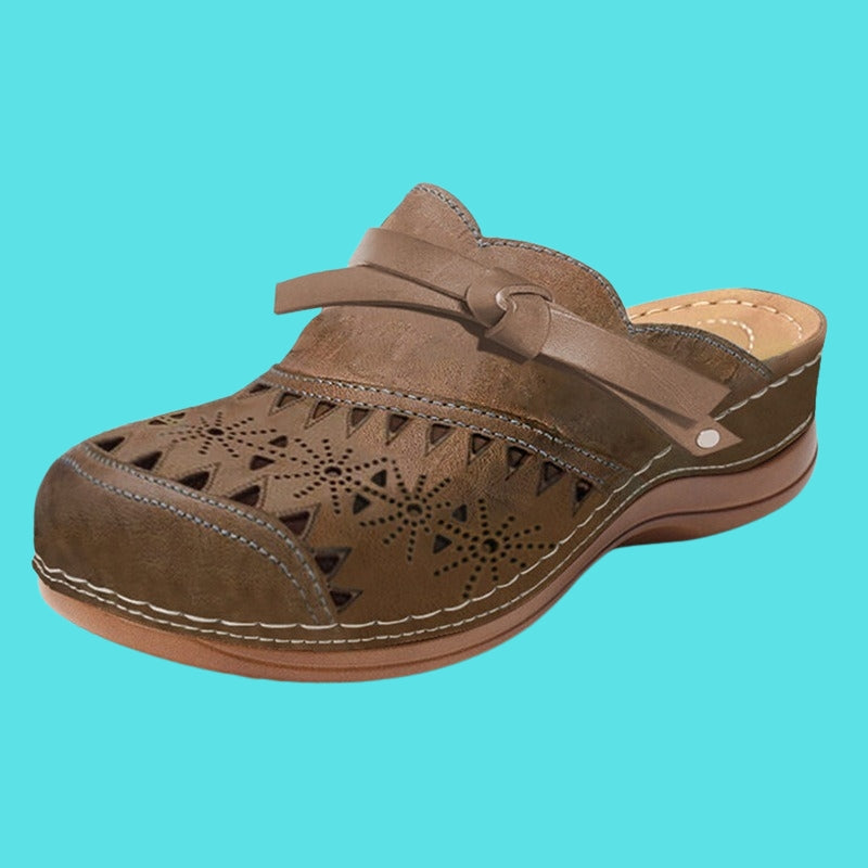 Aerina - Mules imbottite a tacco basso