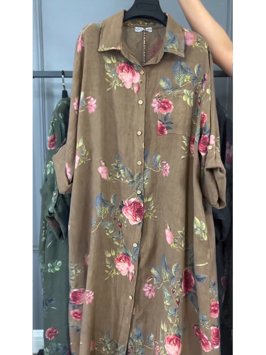 Jovie - Abito camicia in lino pregiato