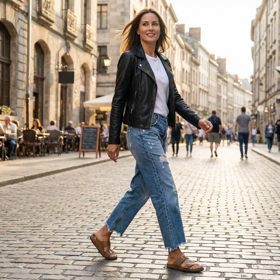 Zelda - Jeans premium elasticizzati alla caviglia