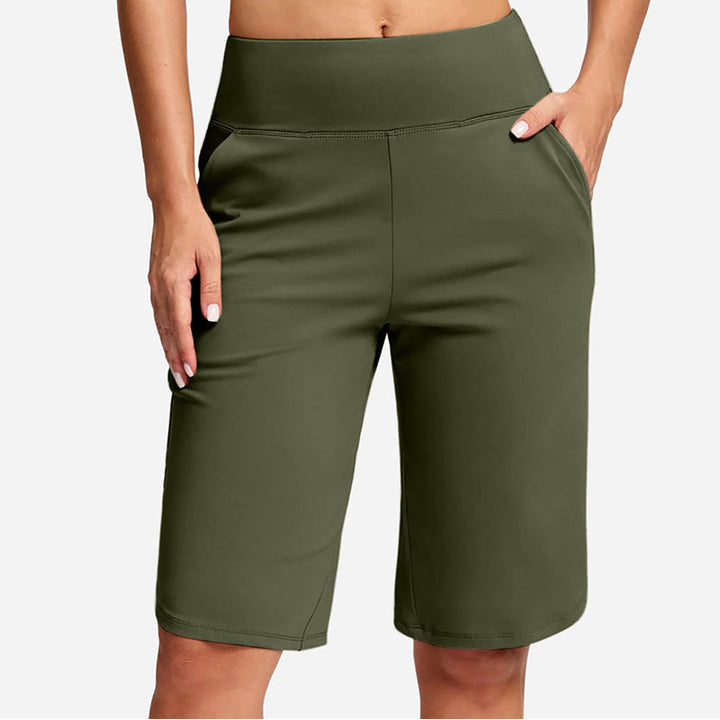 Odeliora - Bermuda a vita alta fit comfort