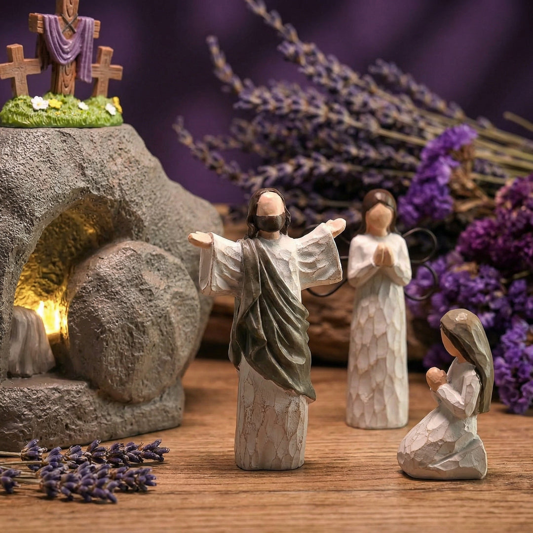 Celinea - Set decorativo della scena della Resurrezione di Pasqua