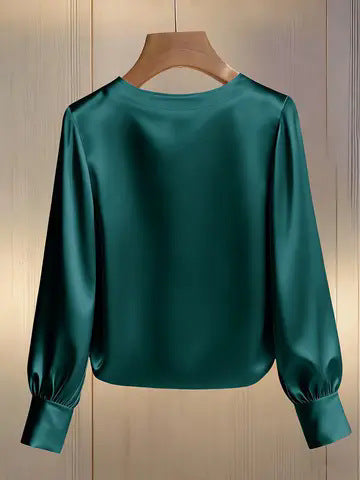Avara - Blusa elegante in perle