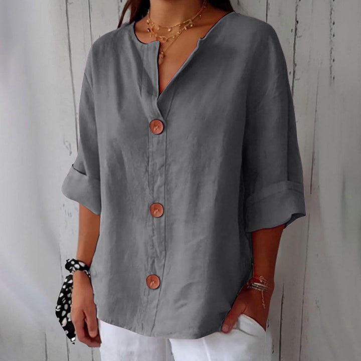 Piera - Blusa in lino leggero