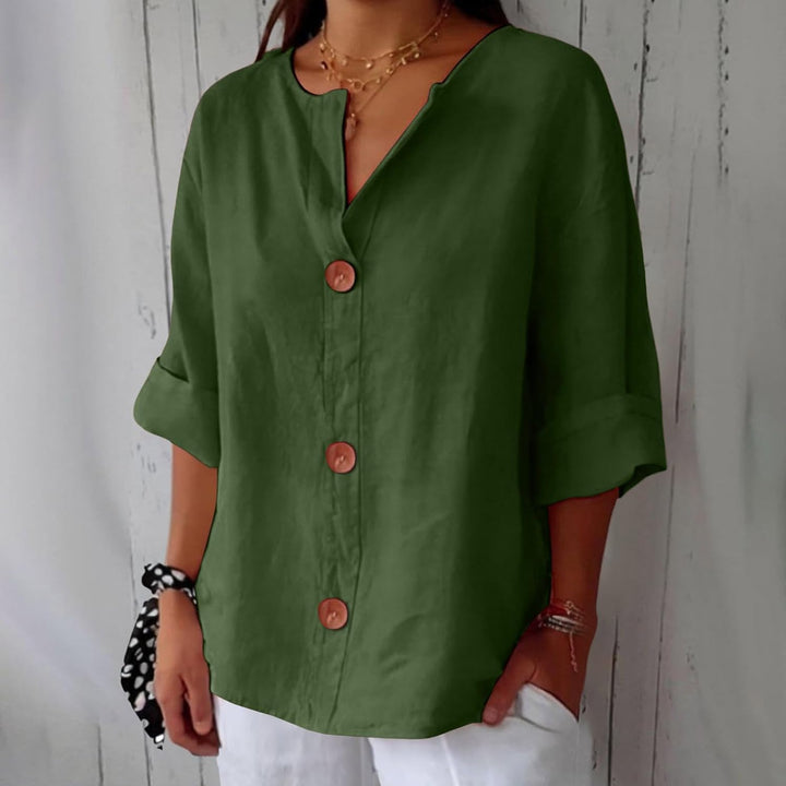 Piera - Blusa in lino leggero