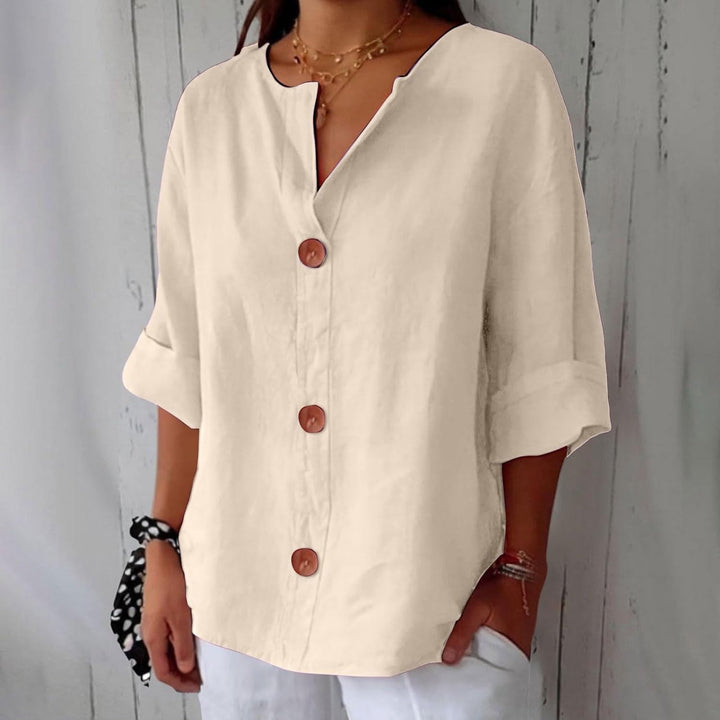 Piera - Blusa in lino leggero