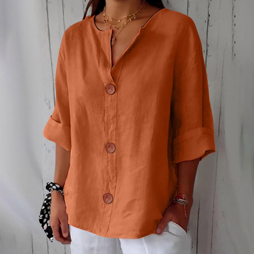 Piera - Blusa in lino leggero