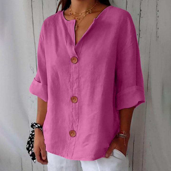 Piera - Blusa in lino leggero