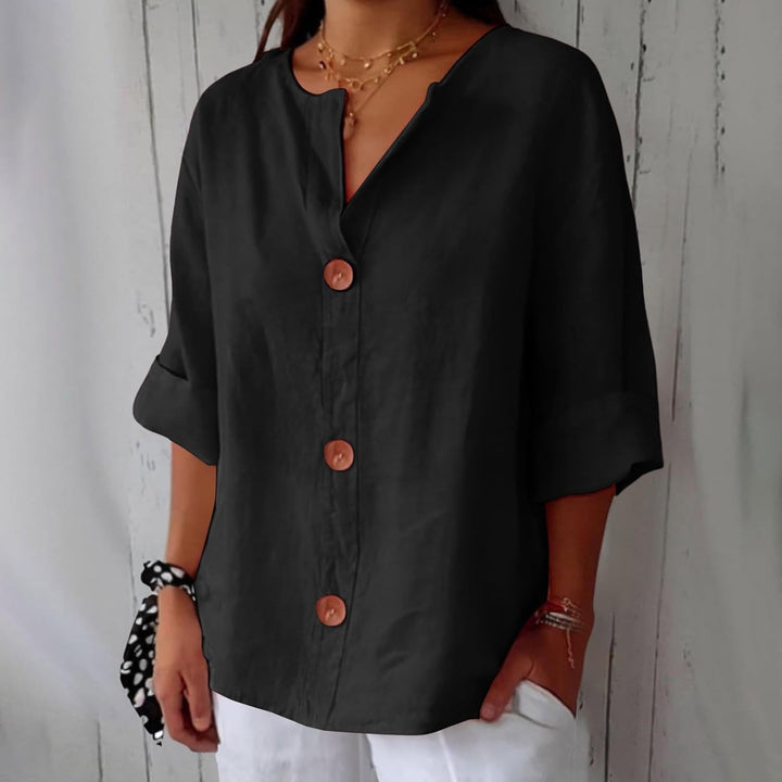 Piera - Blusa in lino leggero