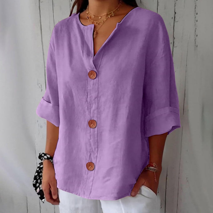 Piera - Blusa in lino leggero