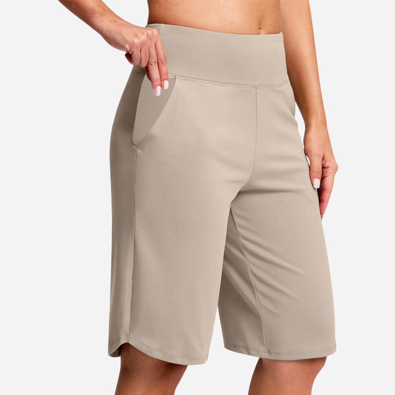 Odeliora - Bermuda a vita alta fit comfort