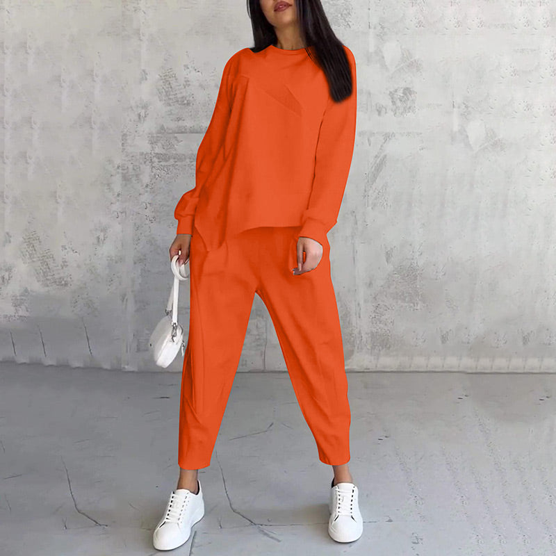 Eulavie - Completo loungewear oversize effetto soft touch
