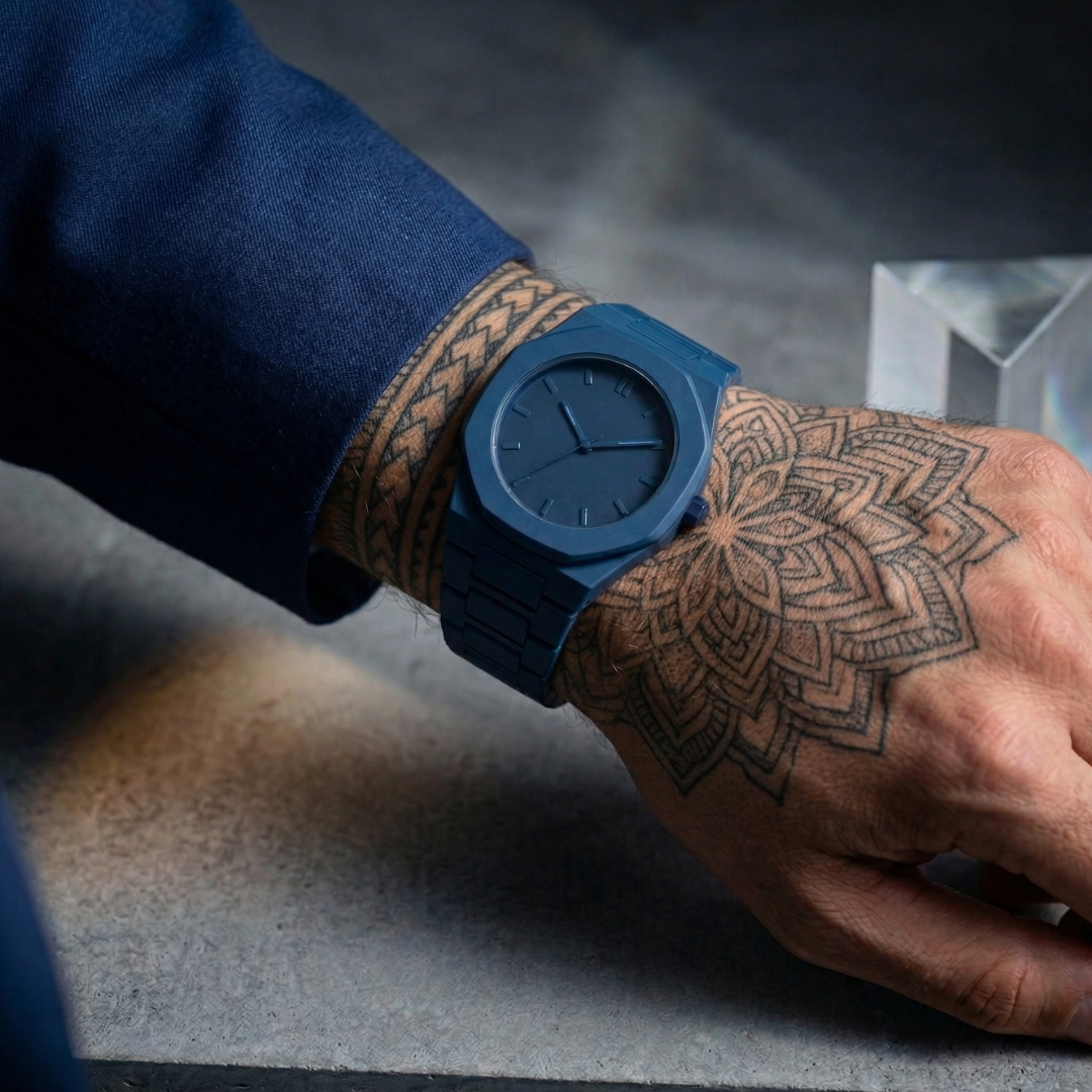 Nevrick - Orologio ottagonale Stealth