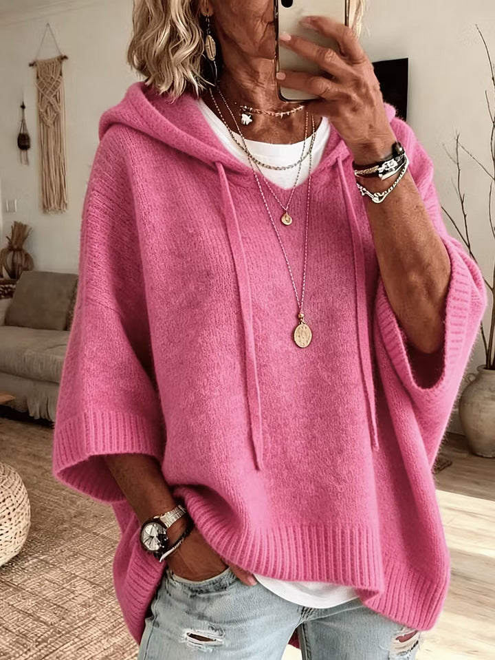 Zoralisse - Maglione con cappuccio oversize avvolgente