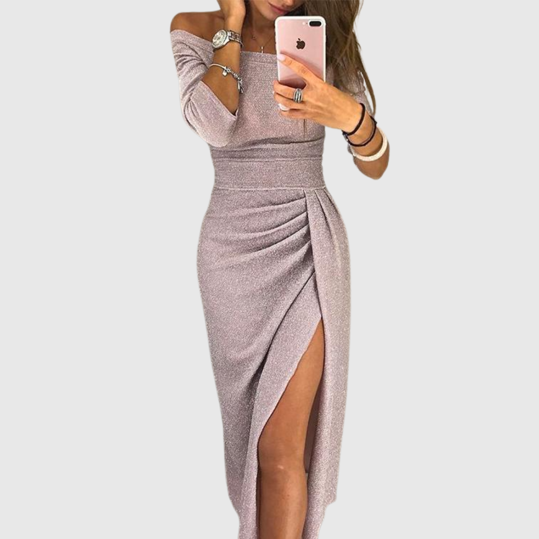 Evalora - Elegante Abito Midi Casual