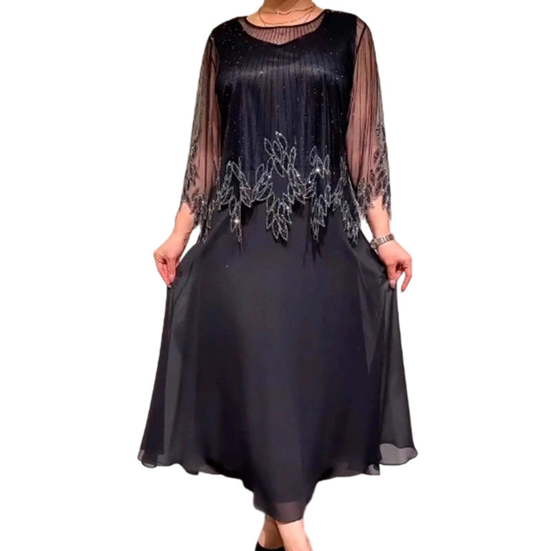 Marivyne - Vestito Midi Casual Elegante