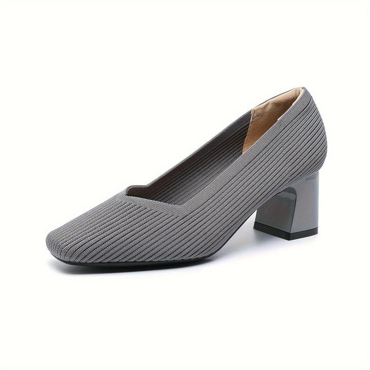 Hetty - Scarpe da ballo con tacco quadrato