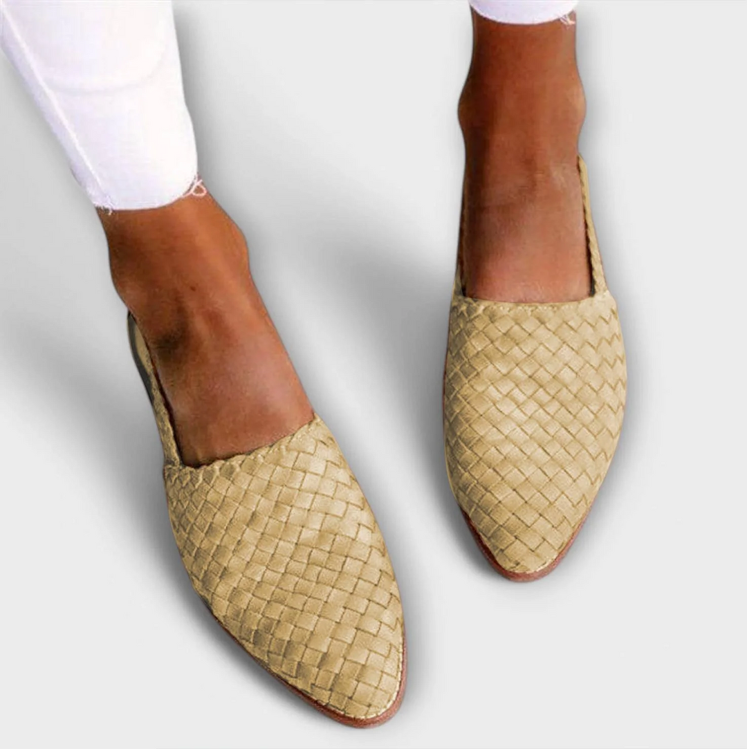 Jesselle - Ballerine slingback intrecciate