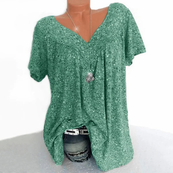 Talisyn - Blusa in lino dal tocco morbido
