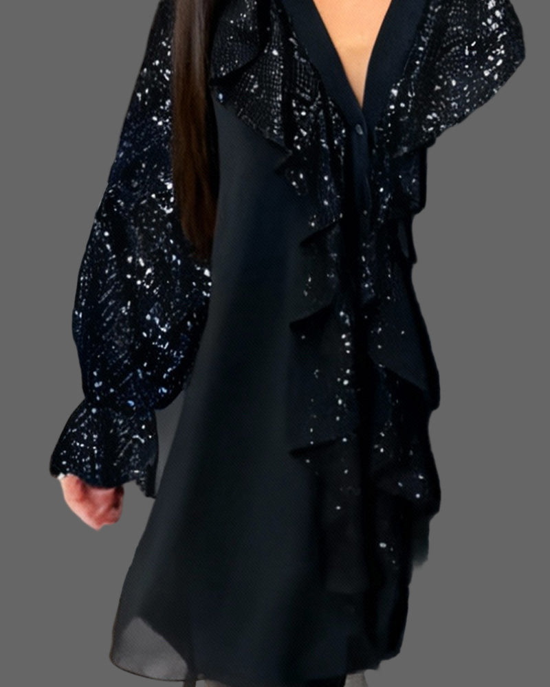 Elarienne - Abito Mini Casual Elegante