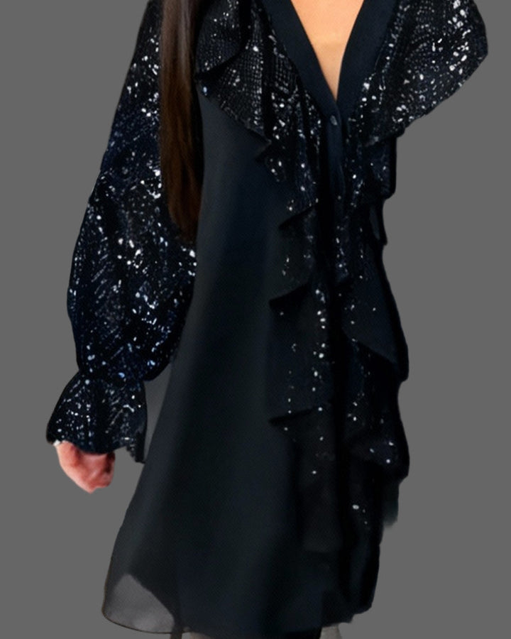 Elarienne - Abito Mini Casual Elegante