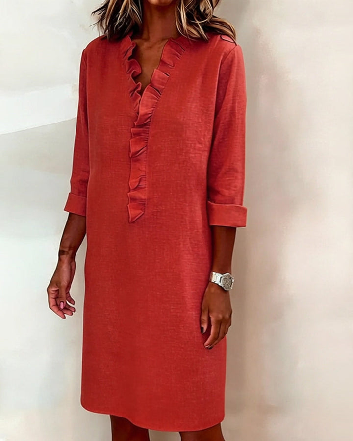 Dorelle - Abito a righe in lino
