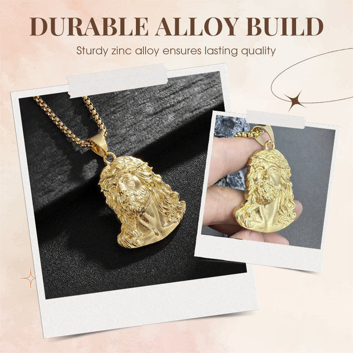 Sairo - Collana con pendente testa di Gesù