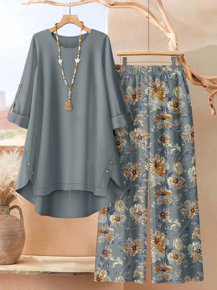 Rosette - coordinato con tunica leggera a strati e pantaloni a gamba larga