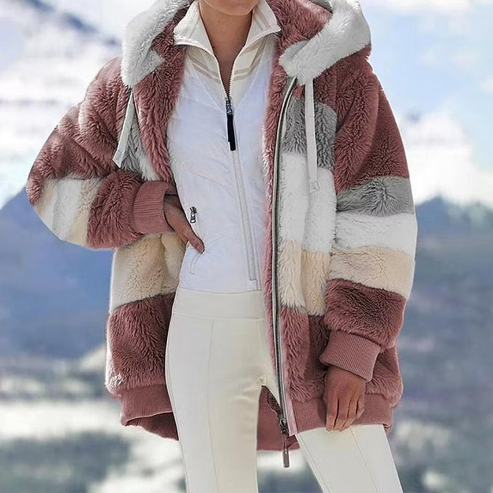 Ruelle - Cappotto teddy oversize in pile