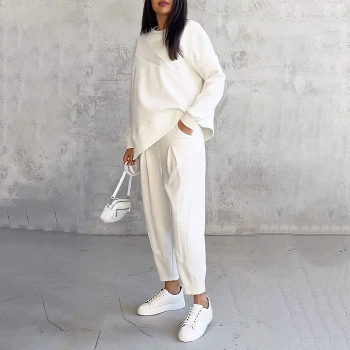 Eulavie - Completo loungewear oversize effetto soft touch