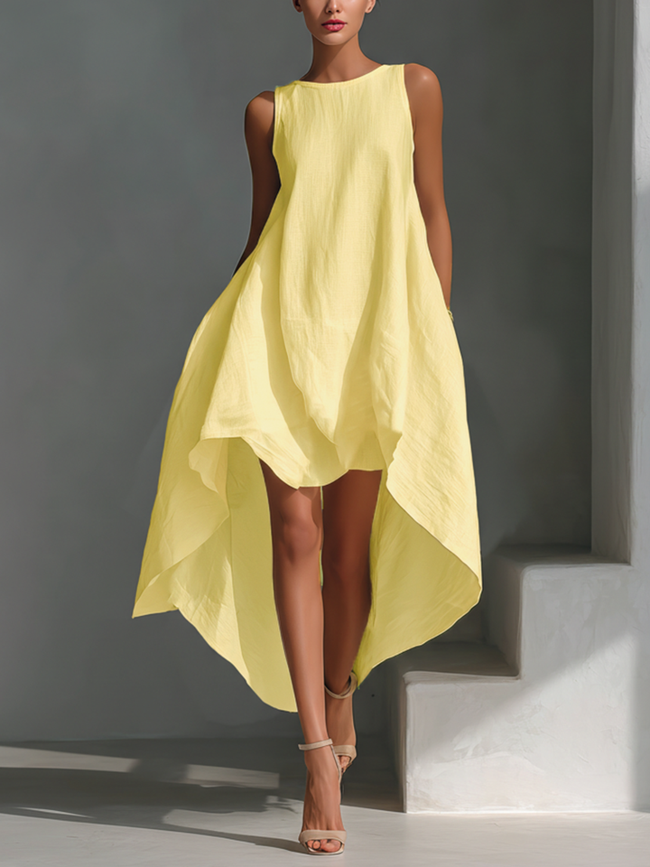 Elvina - Abito midi in lino leggero